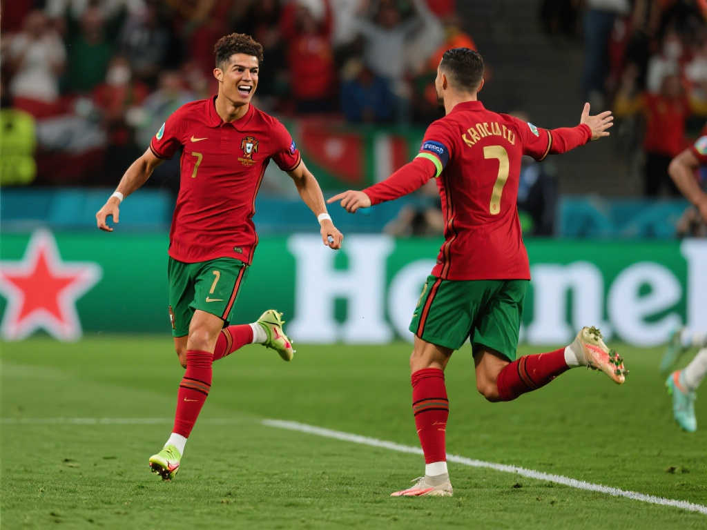 90分钟C罗依旧耀眼 梅开二度 特林康助葡萄牙称雄！